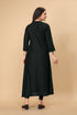 OWO THE LABEL Women Kurti Thread Embroidery Flare Long Kurta (OTLKRT2011)