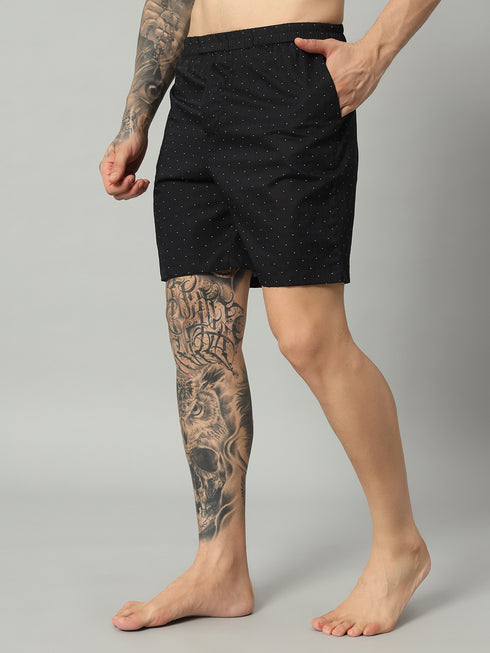 OWO THE LABEL Men’s Organic Cotton Boxer Shorts – A Classic Polka Dot Design