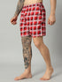 OWO THE LABEL Men’s Organic Cotton Boxer Shorts – Fresh Comfort with a Checked Print