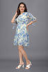 OWO THE LABEL Above Knee Length Floral Print Dress (OTLDRS2003)