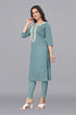 OWO THE LABEL Women Lucknowi Long Kurti (OTLKRT2014)