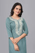 OWO THE LABEL Women Lucknowi Long Kurti (OTLKRT2014)