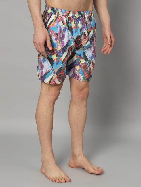 Printed Men Boxer | Pure Cotton Mens Shorts | Innerwear Boxers | Men Boxer With Pocket (OTLMB14)