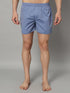 OWO THE LABEL Men’s Cotton Boxer Shorts – Comfortable and Casual in Blue
