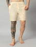 Organic Linen Men's Boxer Shorts - Light Yellow | Regular Fit, Comfortable & Breathable
