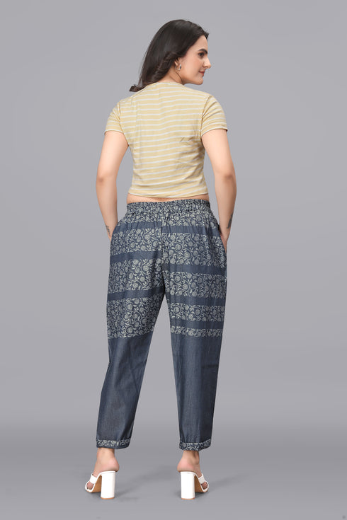 Owo The Label Women Pant Floral Print (OTLPANT2006)