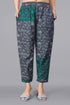 OWO THE LABEL women printed denim pant (OTLPANT2005)