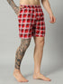 OWO THE LABEL Men’s Organic Cotton Boxer Shorts – Fresh Comfort with a Checked Print