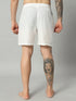 Organic Linen Men's Boxer Shorts - White | Regular Fit, Comfortable & Breathable