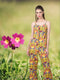 Jumpsuit for women for party wear stylish suits daily use Women Mustard Printed Jumpsuit (OTL-JMS1002)