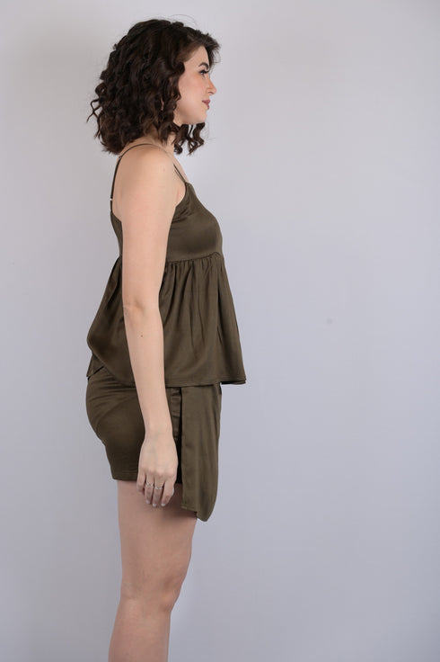 owo the label cords set for women sleeveless with shorts for women