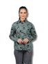 Printed shirt for women for party wear stylish Trendy Alphabetical Print Long Sleeves Shirt (OTL-SHRT-1003)