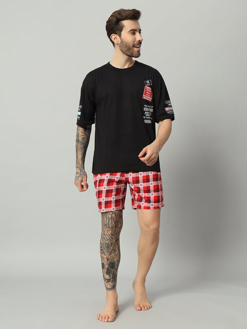 OWO THE LABEL Men’s Organic Cotton Boxer Shorts – Fresh Comfort with a Checked Print
