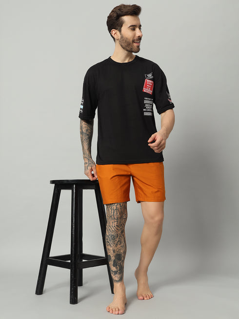 OWO THE LABEL Men's Organic Linen Boxer Shorts – Vibrant Yellow Comfort