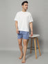 OWO THE LABEL Men’s Cotton Boxer Shorts – Comfortable and Casual in Blue