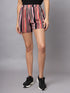 OWO The Label Women Shorts, Half Pant For Women Stripe Print, Best Quality Shorts (OTLWS01)