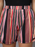 OWO The Label Women Shorts, Half Pant For Women Stripe Print, Best Quality Shorts (OTLWS01)