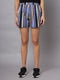 OWO The Label Women Shorts, Half Pant For Women Stripe Print, Best Quality Shorts (OTLWS02)
