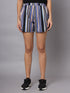 OWO The Label Women Shorts, Half Pant For Women Stripe Print, Best Quality Shorts (OTLWS02)