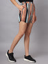 OWO The Label Women Shorts, Half Pant For Women Stripe Print, Best Quality Shorts (OTLWS03)