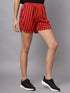 OWO The Label Women Shorts, Half Pant For Women Stripe Print, Best Quality Shorts (OTLWS04)
