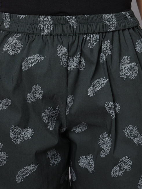 OWO The Label Women Shorts, Half Pant For Women Stripe Print, Best Quality Shorts (OTLWS12)