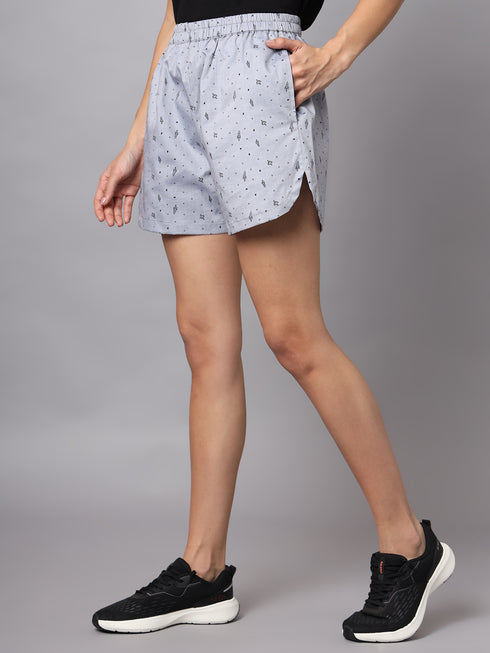 OWO The Label Women Shorts, Half Pant For Women Stripe Print, Best Quality Shorts (OTLWS13)