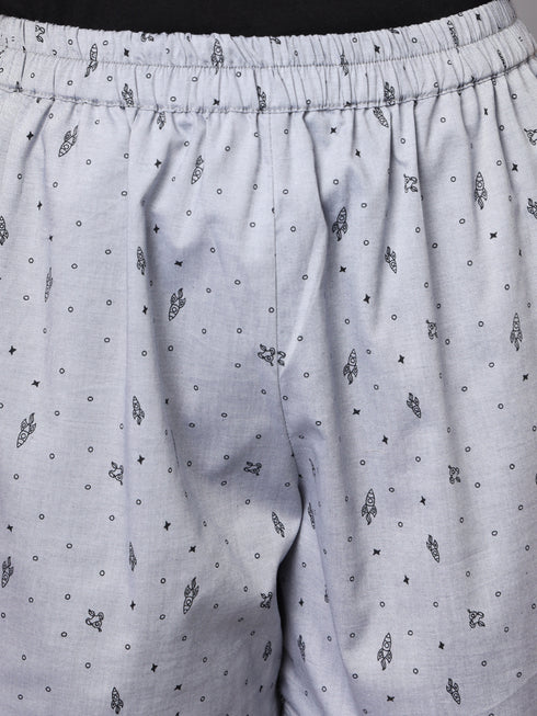 OWO The Label Women Shorts, Half Pant For Women Stripe Print, Best Quality Shorts (OTLWS13)