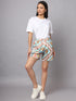 OWO The Label Women Shorts, Half Pant For Women Stripe Print, Best Quality Shorts (OTLWS11)