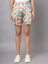 OWO The Label Women Shorts, Half Pant For Women Stripe Print, Best Quality Shorts (OTLWS11)