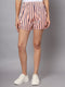 OWO The Label Women Shorts, Half Pant For Women Stripe Print, Best Quality Shorts (OTLWS08)