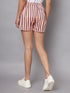 OWO The Label Women Shorts, Half Pant For Women Stripe Print, Best Quality Shorts (OTLWS08)