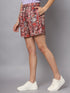 OWO The Label Women Shorts, Half Pant For Women Stripe Print, Best Quality Shorts (OTLWS10)