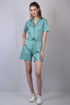 Women Jumpsuit for women for party wear and every day Women Greenish Solid Jumpsuit with Belt (OTL-JMS1003)