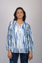Western wear top Chiffon tops for women's Tie Dye Print Long Sleeves Top (OTL-TPS1079)