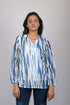 Western wear top Chiffon tops for women's Tie Dye Print Long Sleeves Top (OTL-TPS1079)