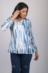 Western wear top Chiffon tops for women's Tie Dye Print Long Sleeves Top (OTL-TPS1079)
