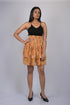 OWO THE LABEL Skirt Multi Leaves Print Knee Length Skirt (OTLKT1004)