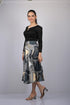 Grey Digital Print Party Wear Skirt for women party wear and daily use (OTL-SKT1015)