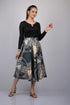 Grey Digital Print Party Wear Skirt for women party wear and daily use (OTL-SKT1015)