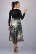 Grey Digital Print Party Wear Skirt for women party wear and daily use (OTL-SKT1015)