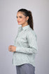 OWO THE LABEL Shirt printed for women daily wear and party wear Cotton Lycra Small Print Casual Shirt (OTL-SHRT-1001)