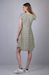 OWO THE LABEL Dull White Striped Line Dress (OTL-DRS1007)