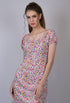 OWO THE LABEL Multicolored Flower Print Dress (OTL-DRS1011)