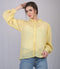 Yellow High Neck Full Sleeve Regular Top (OTL-TPS1022)