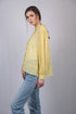 Yellow High Neck Full Sleeve Regular Top (OTL-TPS1022)