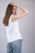 Women White Collared Neck Regular Top (OTL-TPS1002)